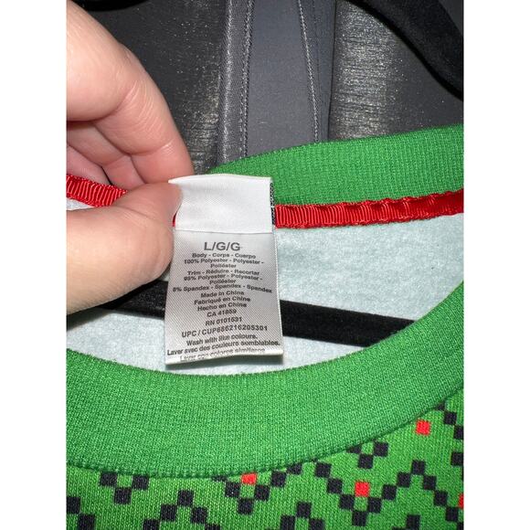 Ugly Christmas Sweater Sweatshirt Xmas Size Large Dog - Picture 2 of 3